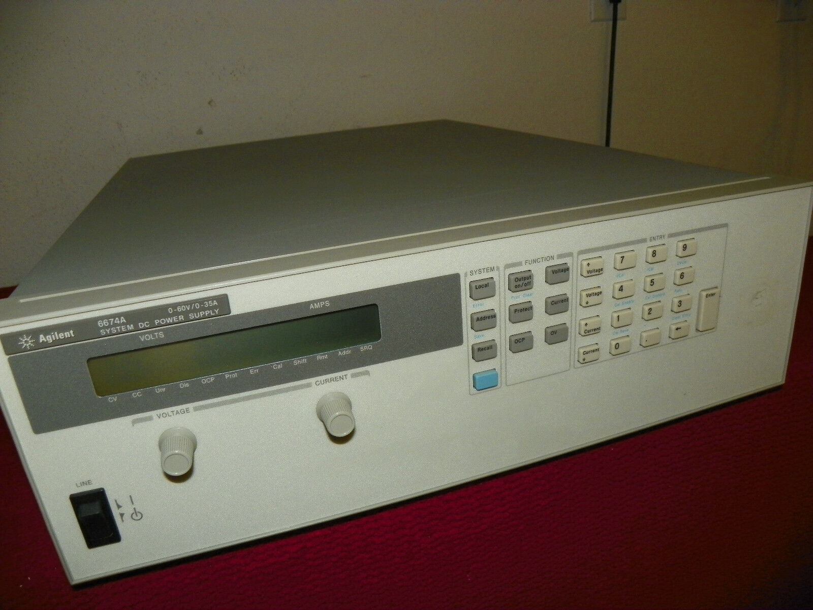 Agilent HP 6674A DC Power Supply, 60V, 35A, 2000 Watts (many in stock) Agilent HP 6674A DC Power Supply, 60V, 35A, 2000 Watts (many in stock)